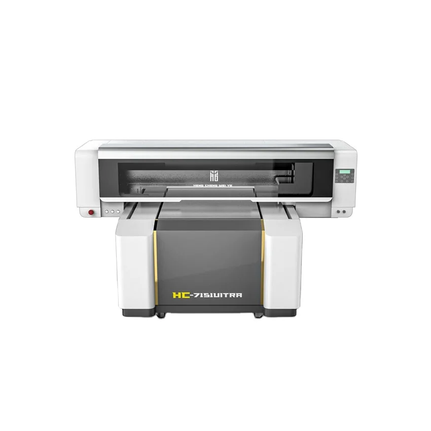 Hot Sale HC-7151 Ultra High Quality UV Inkjet Flatbed Printer Machine Small Format Digital for Shoes Printing