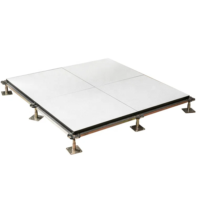 Экономия пространства антистатический сульфат кальция приподнятый доступ напольная плитка, покрывающая HPL ПВХ приподнятая напольная система