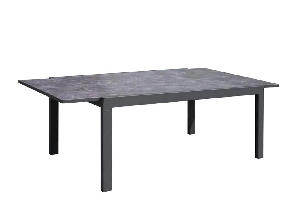 Современный набор обеденных столов с алюминиевой рамой