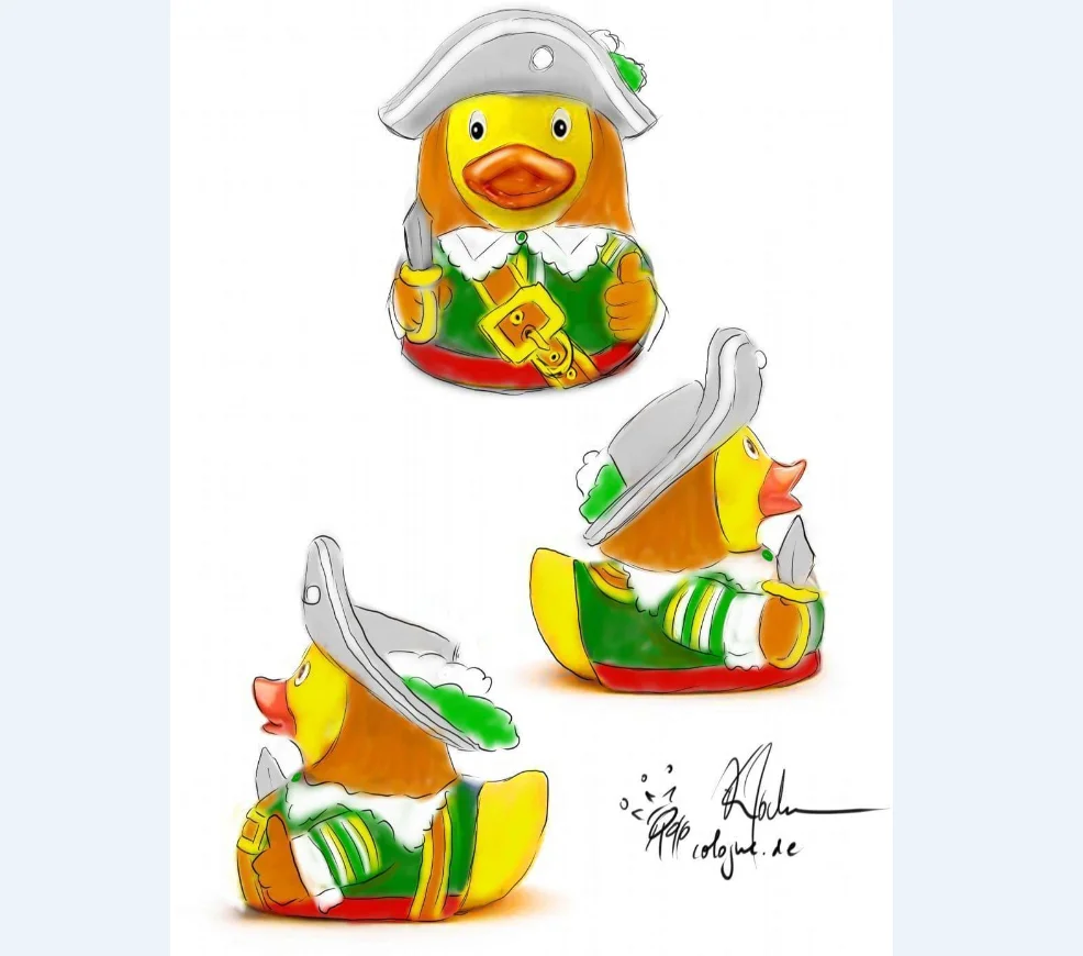 9 cm height x 7.5 cm width rubber ducks