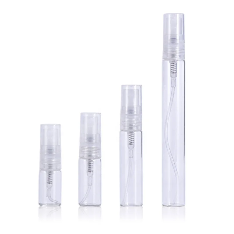 3ml 5ml 10ml glass perfume bottle travel container atomizer empty spray bottle refillable liquid perfume electroplating sliver