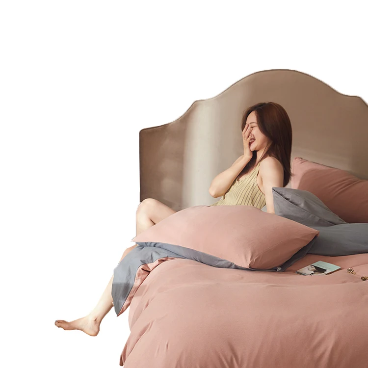 
simple 100%cotton microfibre luxury bedding set in turkey classic home textile 