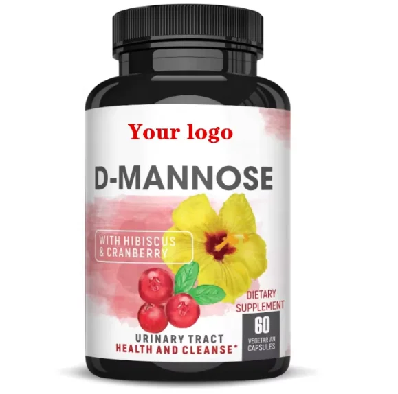 OEM High quality D-Mannose capsule Cranberry Vegetarian Capsules Healthy Bladder Function