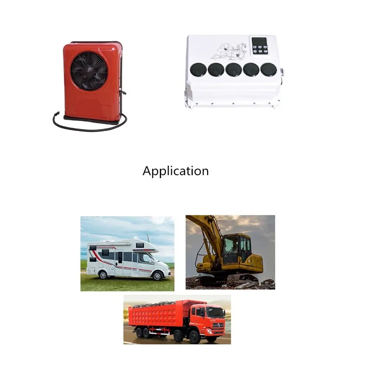 Hot sell Intelligent  battery powered DC 24V volt Electric Air Conditioner/Truck tractor Caravan  Air Conditioner