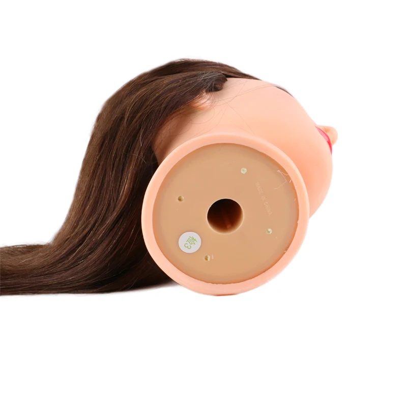 HARMONY Factory Outlet Cosmetology 100% Real Salon Practice Hairdresser Training Head Mannequin Doll Human Hair 12 Factory Price