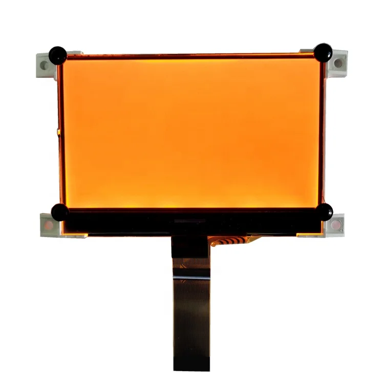 ROHS индивидуальный OEM HTN TN LCD Янтарная оранжевая подсветка Трансмиссия пользовательский прозрачный сегмент монохромный COG ЖК-дисплей
