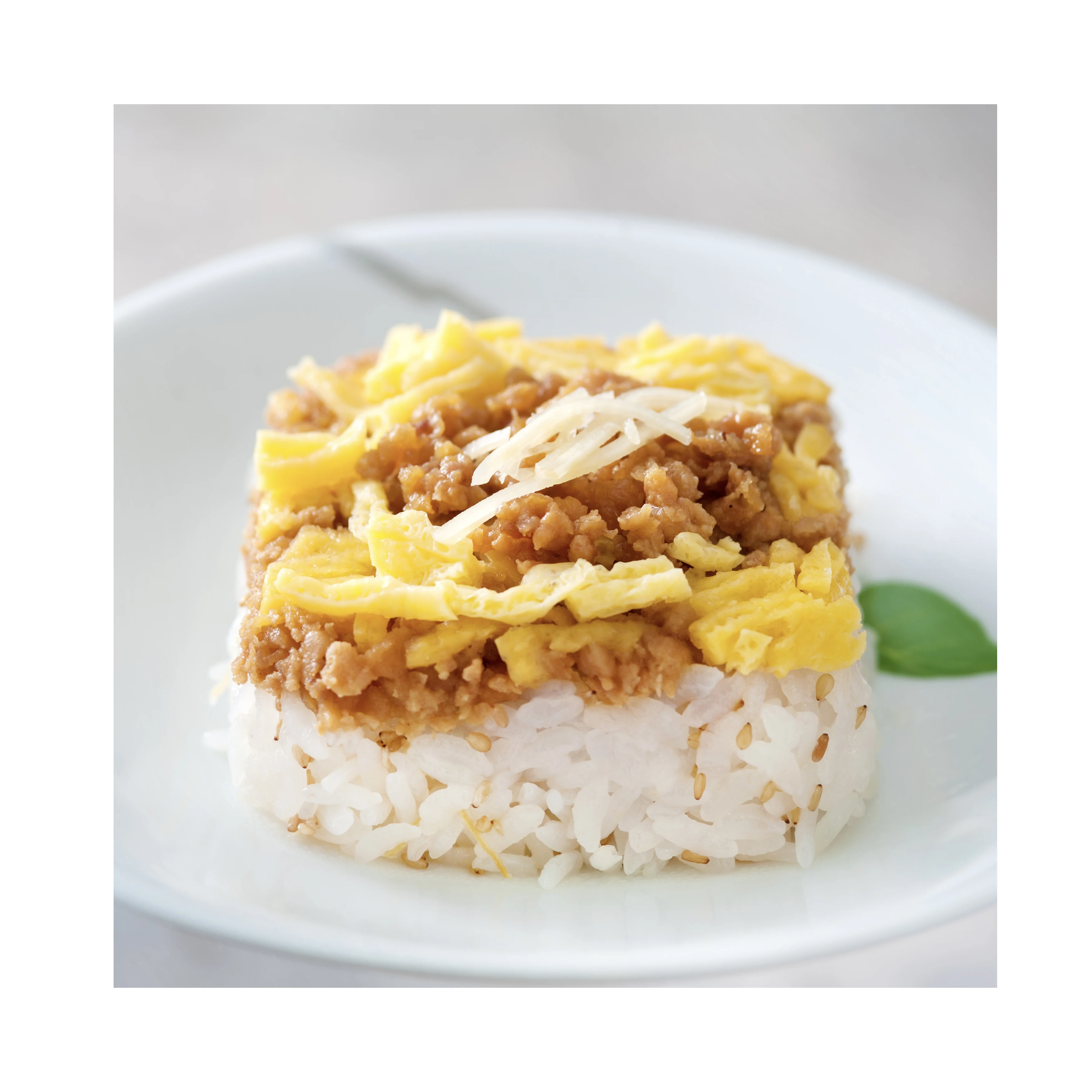 Authentic japanese cuisine chicken sushi meal food instant rice