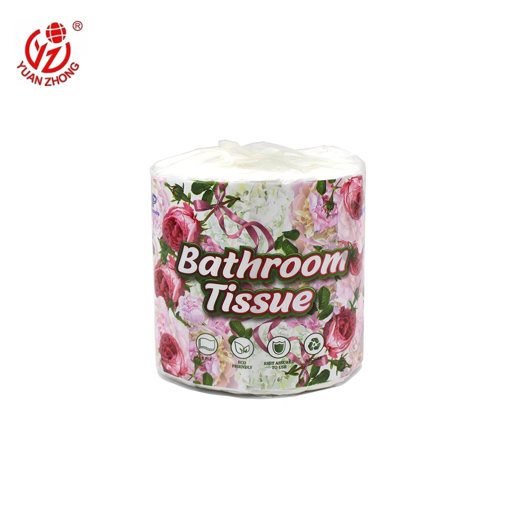 Tissue Paper Package Film Custom Printing Toilet Package Plastic PE Packaging Bag
