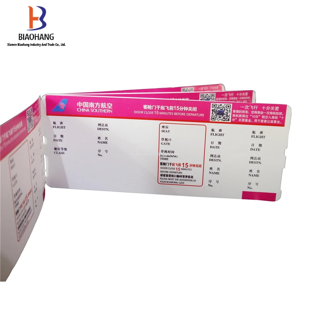 
Thermal /bond /art Paper Card,Airline Boarding Pass,Entrance Ticket,Clothing Hang Tag 