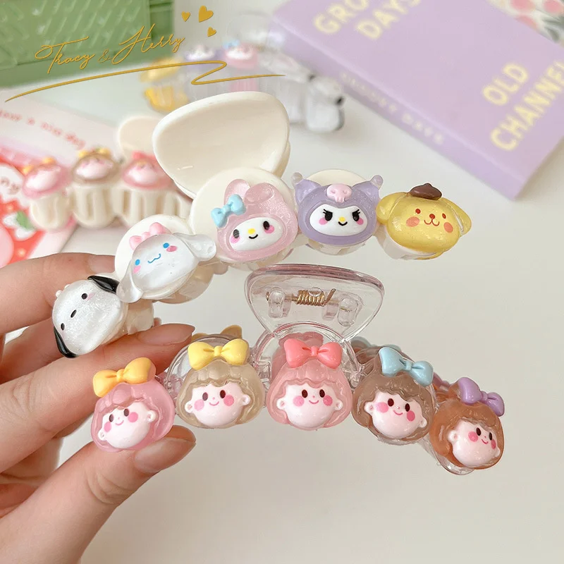 Персонажи мультфильмов Трейси и герри лидер продаж милые Мультяшные животные фрукты аксессуары для волос милая сломанная темпераментная захватывающая коготь