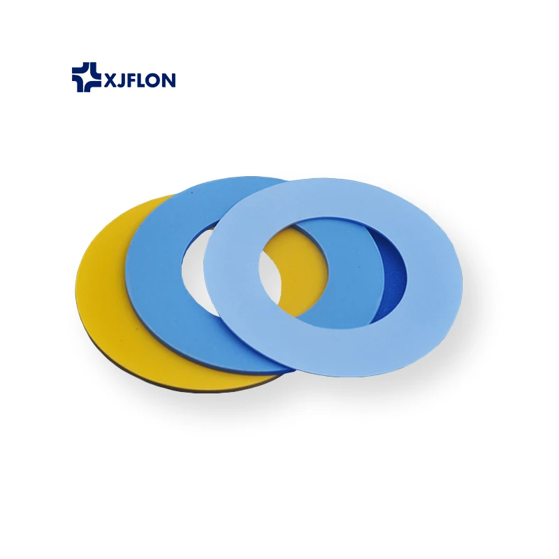 wholesale custom PTFE plastic flange flat gasket teflonning ptfe gasket oring