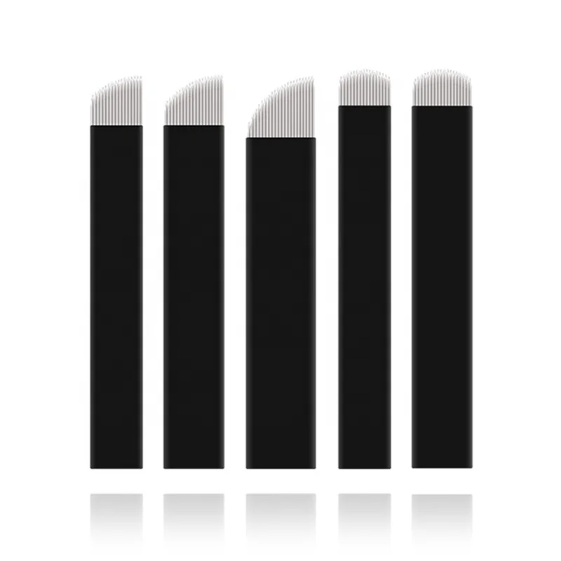 Thin 0.18mm Nano Blades Microblading Needles Stainless Steel Permanent Makeup Eyebrow Tattoo Needle