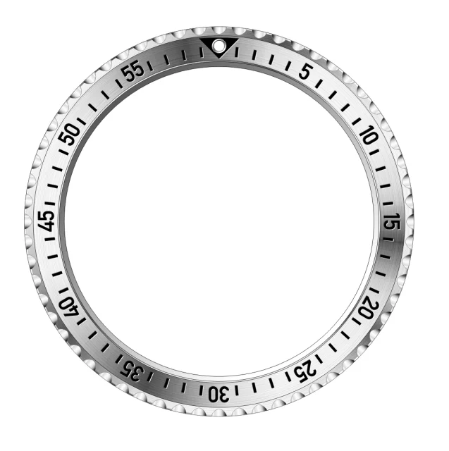 blank bezels  Super Luminous Watch Parts Interchangeable Steel Bezel Insert Wholesale Custom Size Fashion