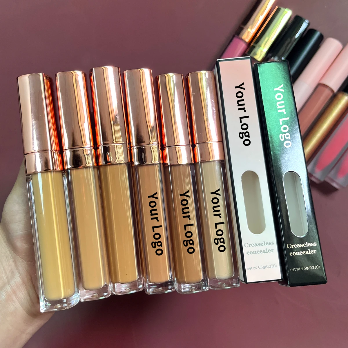 Makefay 8 Colors Liquid Concealer Makeup Cosmetics Waterproof Oil Control Private Label Concealer