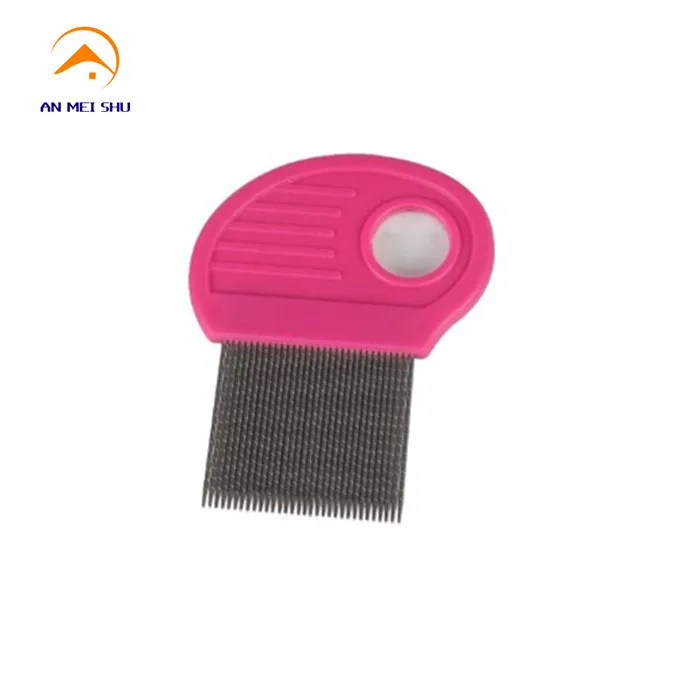 China wholesale plastic stainless steel head health massage lice comb