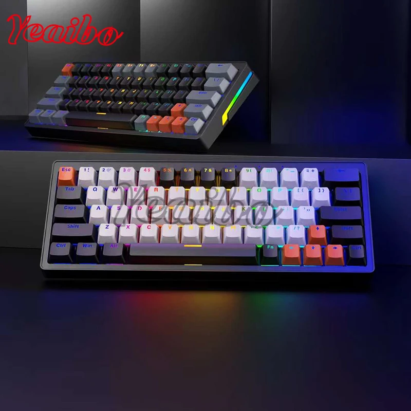 transparent retro macro pc switches switches rgb switch tablet rainbow backlit for win ios gaming gamers mechanical keyboard