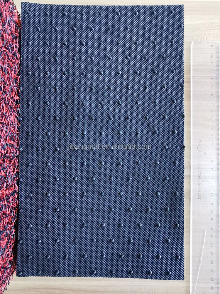 PVC Coil Car Mat with Spike Backing  / PVC Spike Cars Floor Mats in Roll 18mm