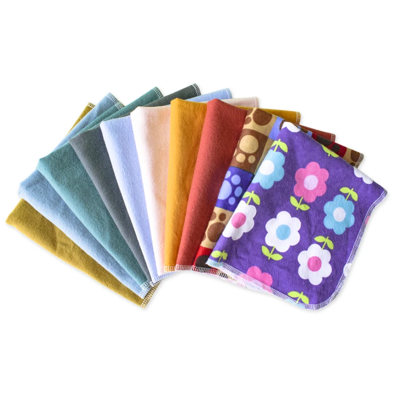 Mumsbest OEM/ODM reusable organic cotton unpaper towels kitchen towels