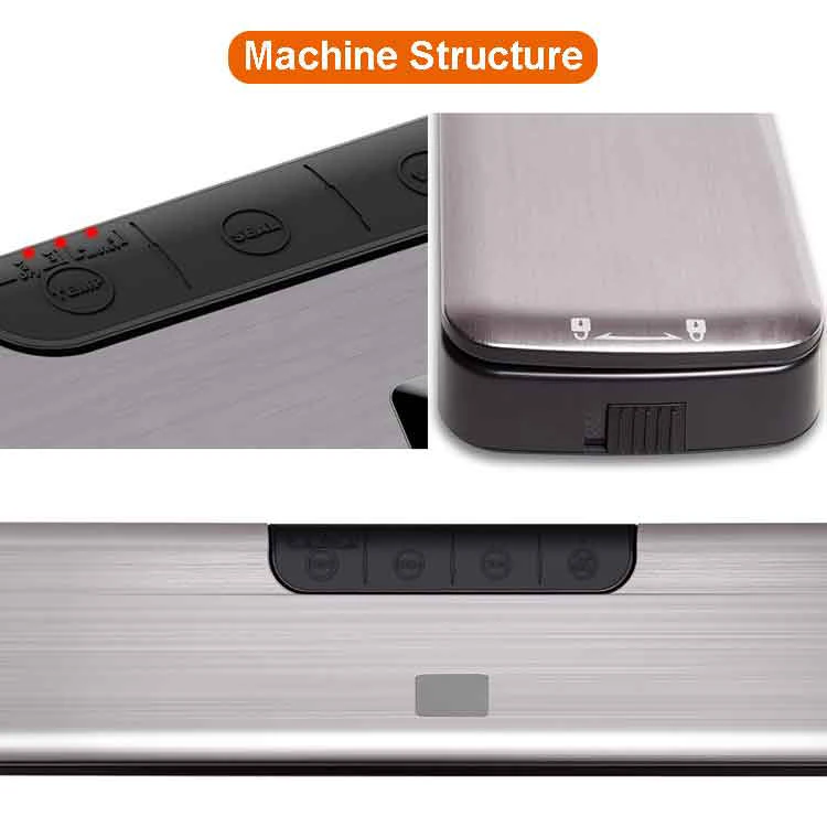 Wallepac Hot sale small meat table portable coreless commercial vacuum sealer for home use