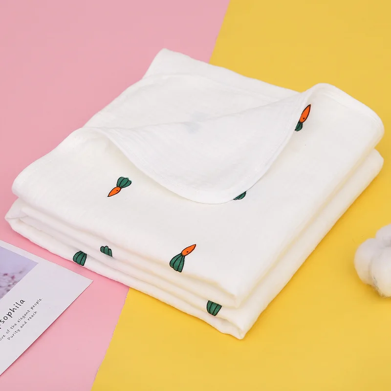 
Baby bath towels four-layer gauze newborn wrapper newborn baby bath towel sets 