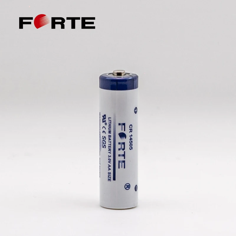 Форте CR14505SE цилиндрические батареи Лидер продаж высокой энергии 3V 1800mAh AA без аккумуляторная батарея лития Li-Mno2 батарея
