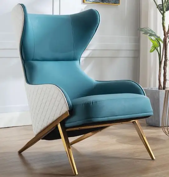 Industrial Vintage Leather Retro living room chair leither chair pu chair