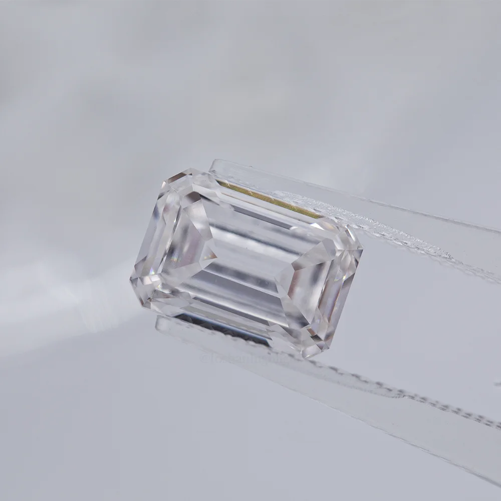 5 Carat Cvd Synthetic Diamond Manufacturing Loose Lab Grown Diamonds Emerald Cut