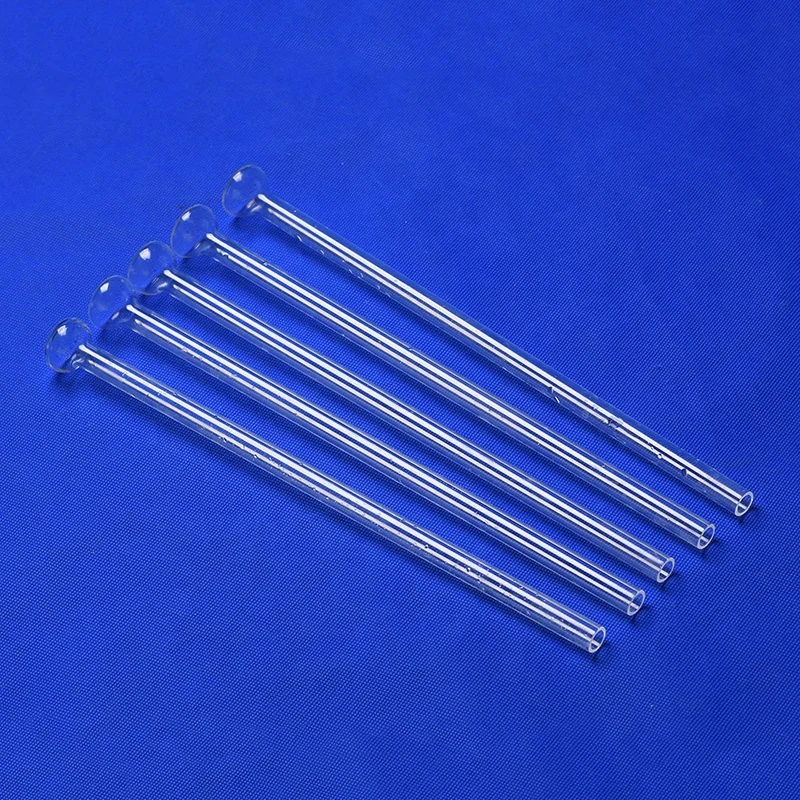 Quality factory supply transparent heated quartz glass tube reactor