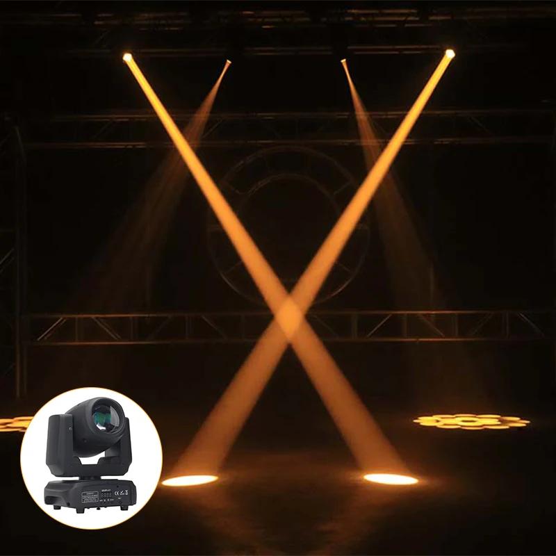 100w Led Rgb Dj Stage Lighting Laser Lamp Pattern Rotating Moving Headlight Spotlight Mini Beam Moving Head Spot Light For Party