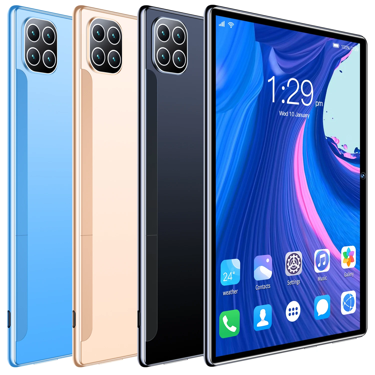 Bulk Wholesale Tablet Quad Core  10 Smart Touch 8 Inch Tablet PC On Sale 4GB 64GB Dual Sim Card Tablets