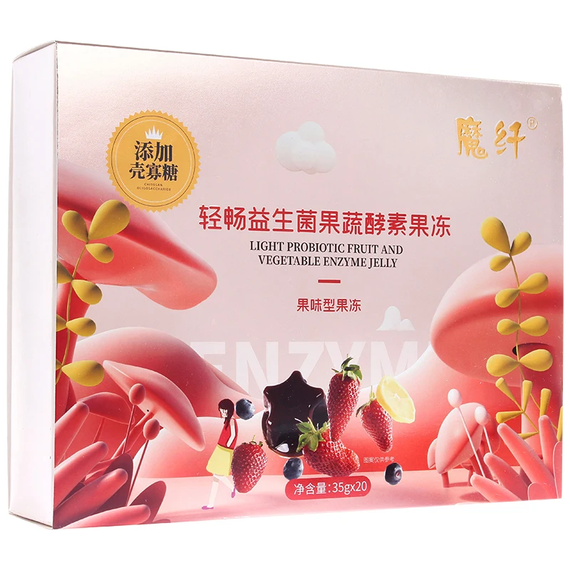 
Lightly smooth probiotic fruit and vegetable enzyme jelly collagen protein improve metabolism OEM 