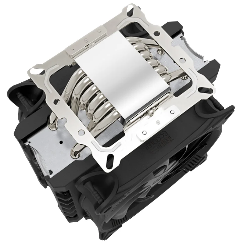 PCCOOLER in the east China sea ii CPU radiator more than six heat pipe/platform/smart RGB double fan/nicke