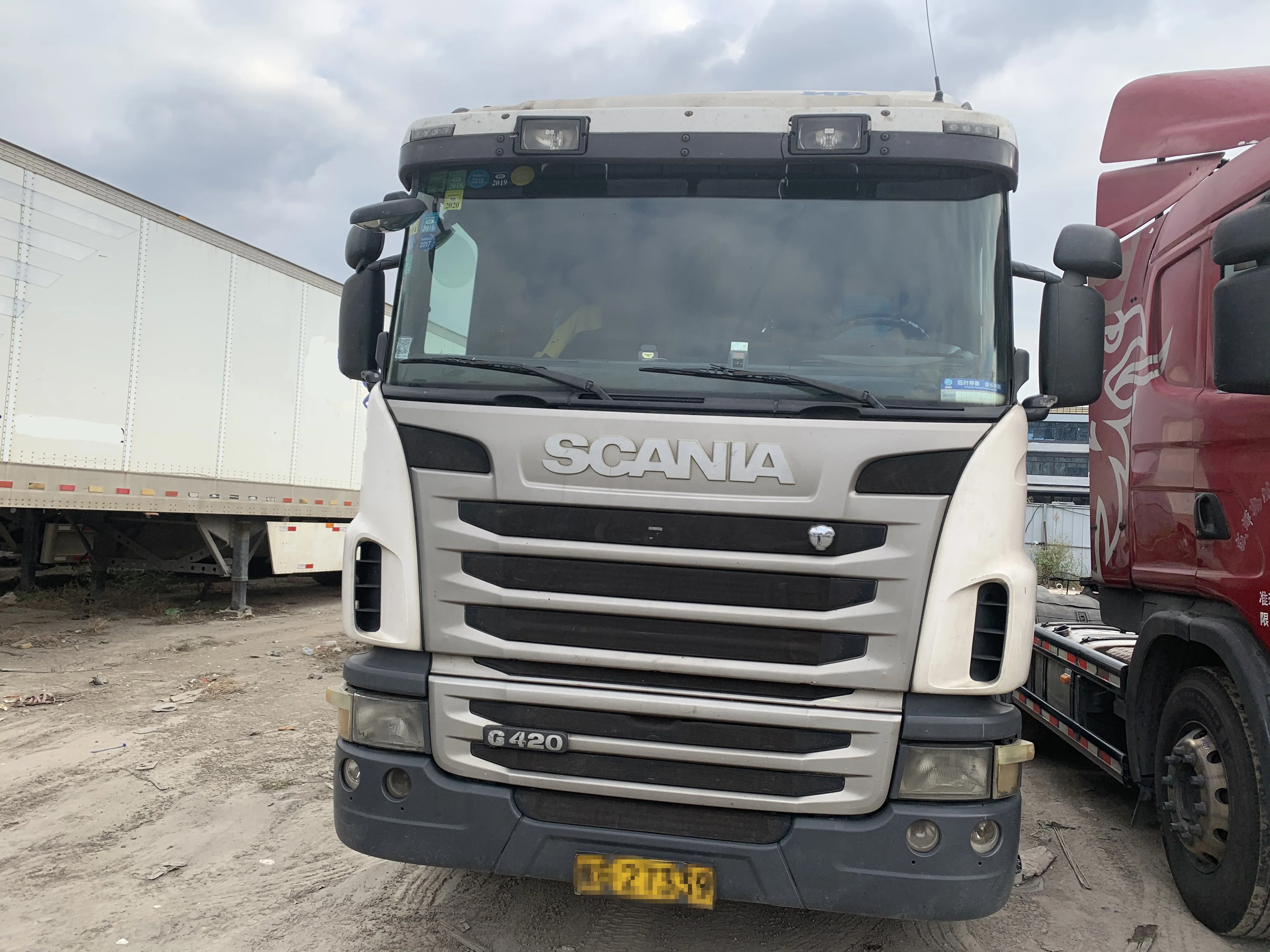  Горячая Распродажа Euro 3 б/у scania G420 тяжелые тягачи 10 грузовые шины 6x2R прицепы