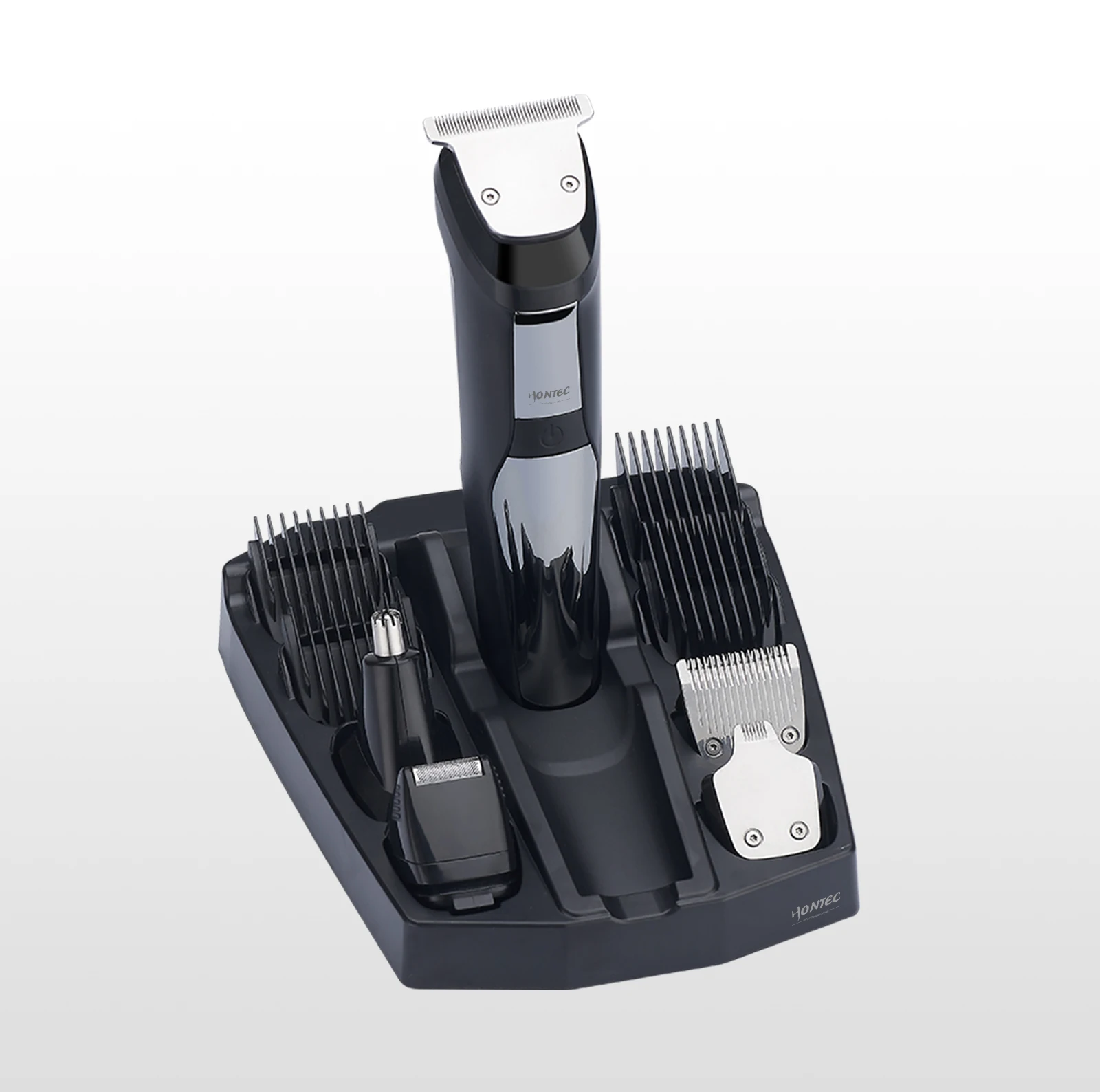 HONTEC HT-111 5 in 1 multi function hair trimmer set rechargeable hair clipper grooming set for men