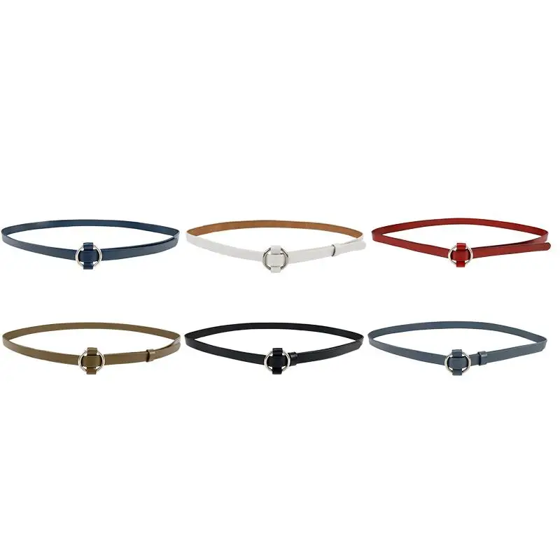 PU Belt With Metal  Buckle 3.5cm PU Custom Women Belt