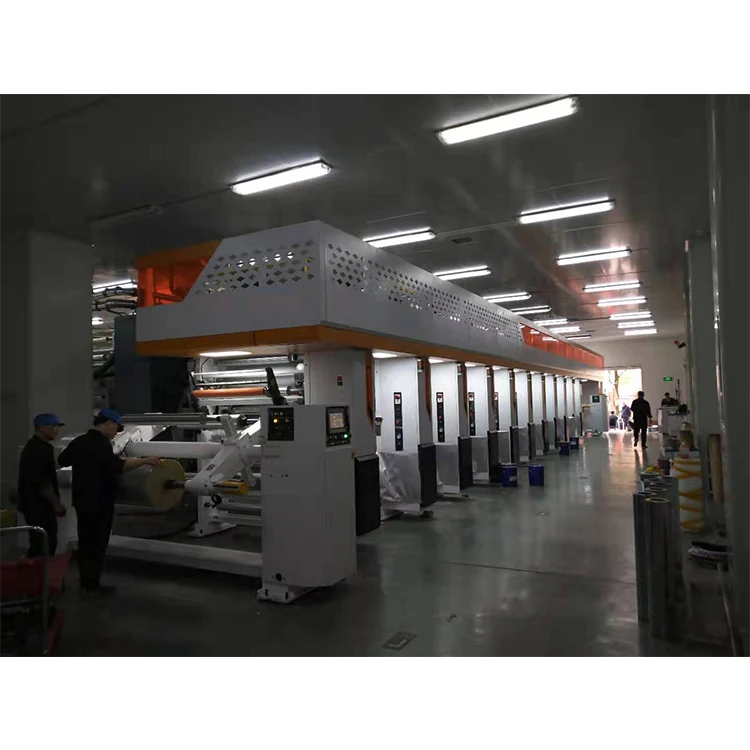 Made in China good quality new automatic 10 color ELS rotogravure printing machine
