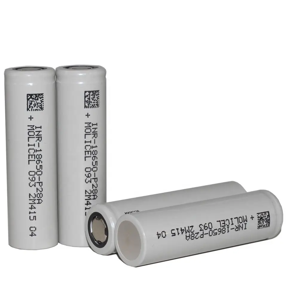 Factory price 3.7v rechargeable battery Molicel P28A 2800mah 35A battery 18650 cylinder original battery cell