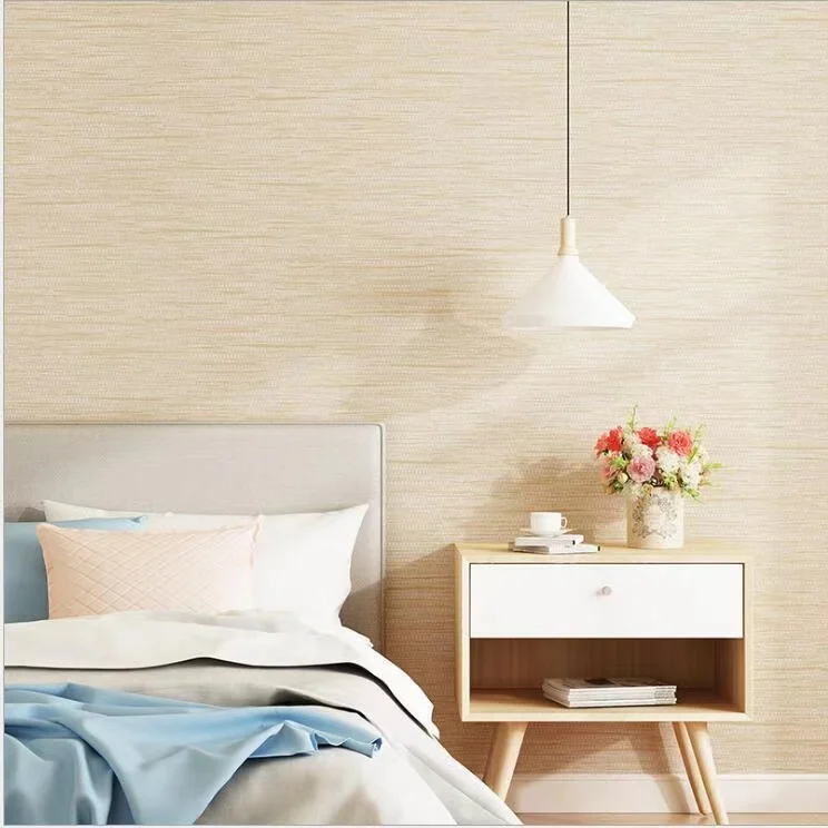 Modern Simple Nordic Pure Pigment Wallpaper Dark Texture Thick Non-woven Luxury Wallpaper For Livingroom Bedroom