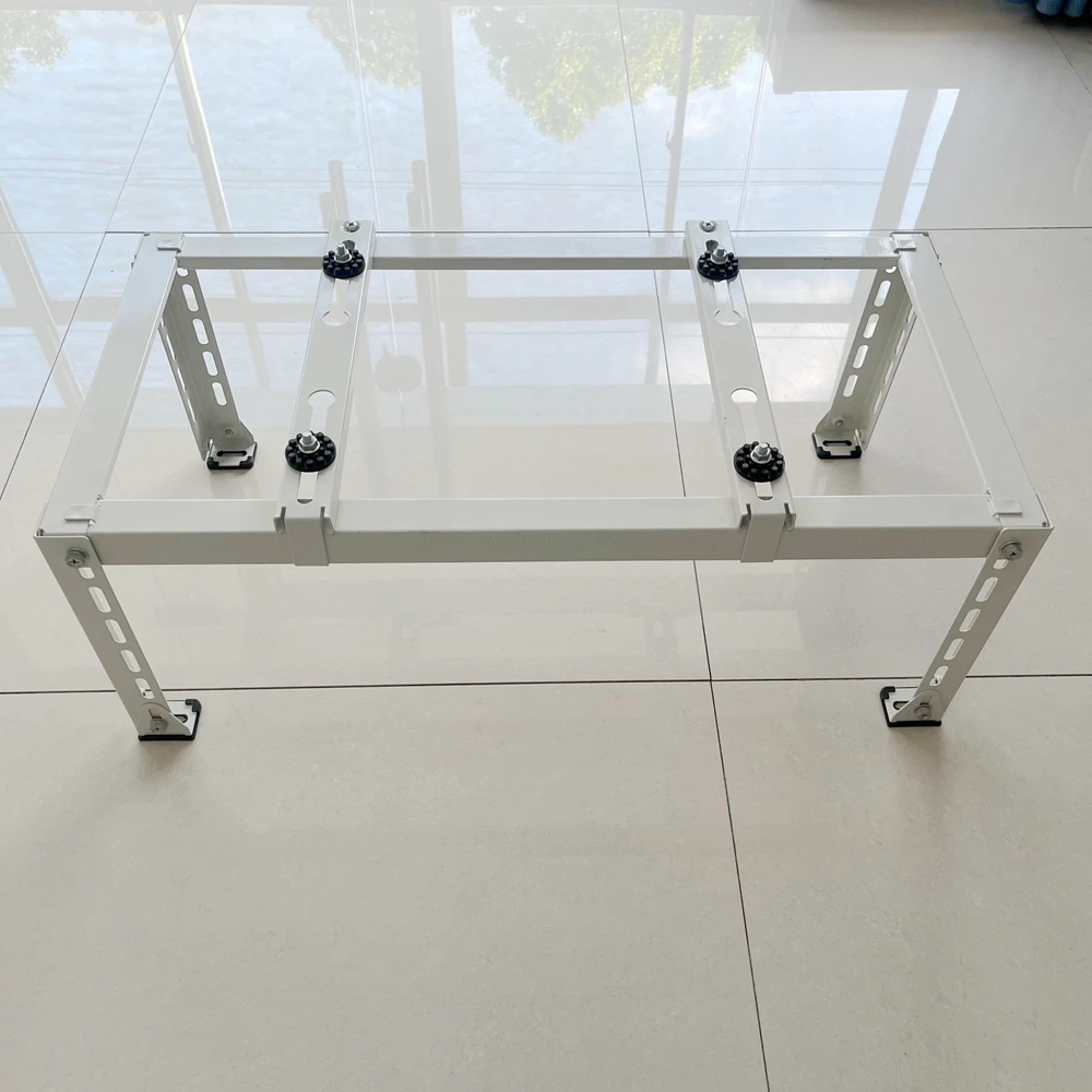More Sturdy and Durable Premium Aluminum Air Conditioner Outdoor Stand, Professional Manufacturer Mini Split AC Ground Stand