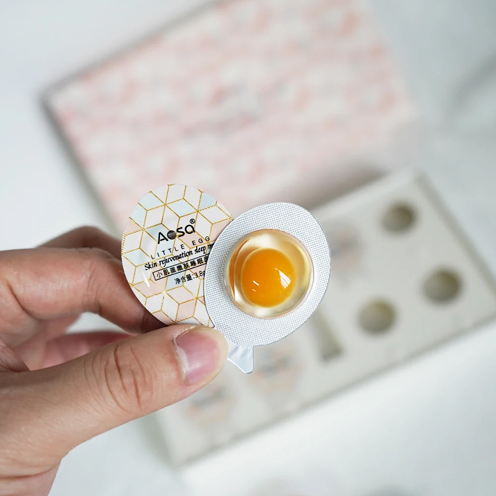 Wholesale Skin Care Moisturizing Whitening Egg Face Mask Astaxanthin Small Egg Sleep Face Mask