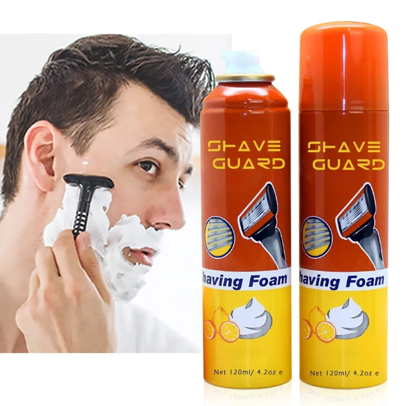 120ml Custom Formula Eco Friendly Shaving Foam Production Gel Shaving Foam For Men