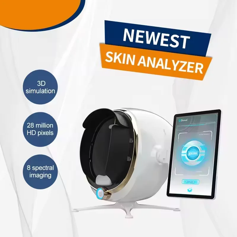 2024 Clinic Use Skin Analyzer Digital Facial Skin on sale Skin Face Analyser 3d Laptop Scanner