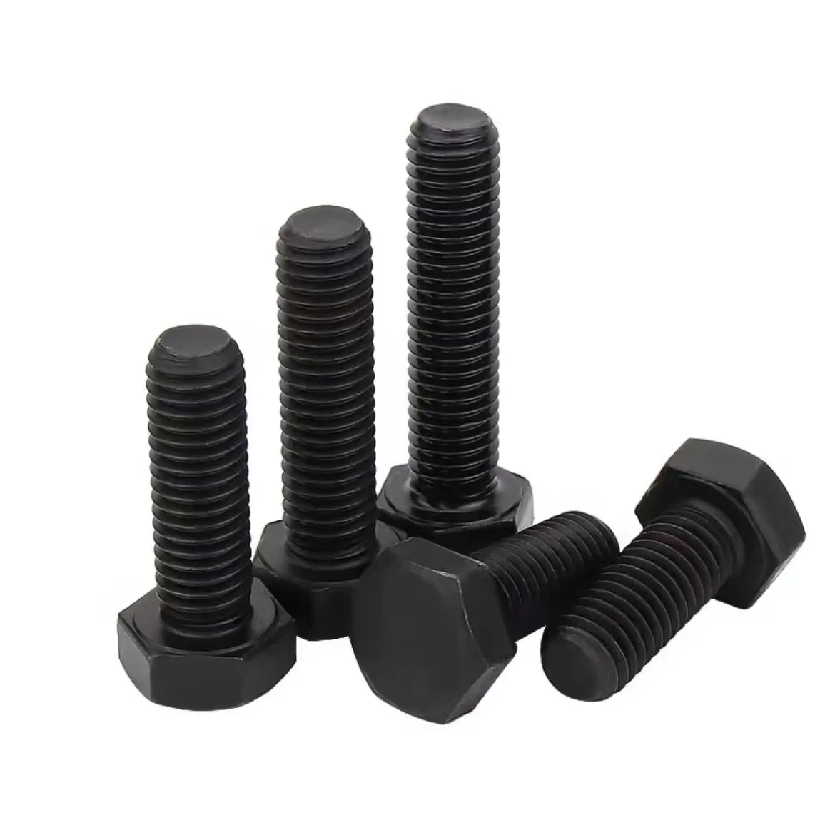 UNF bolt and nut fasteners factory 1/2 5/8 3/4 hex bolt carriage bolt 4.8 8.8 galvanized black HDG in stock