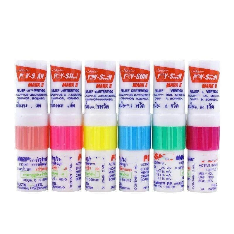 Hot selling Thailand Original portable thai 2 in 1 nasal inhaler