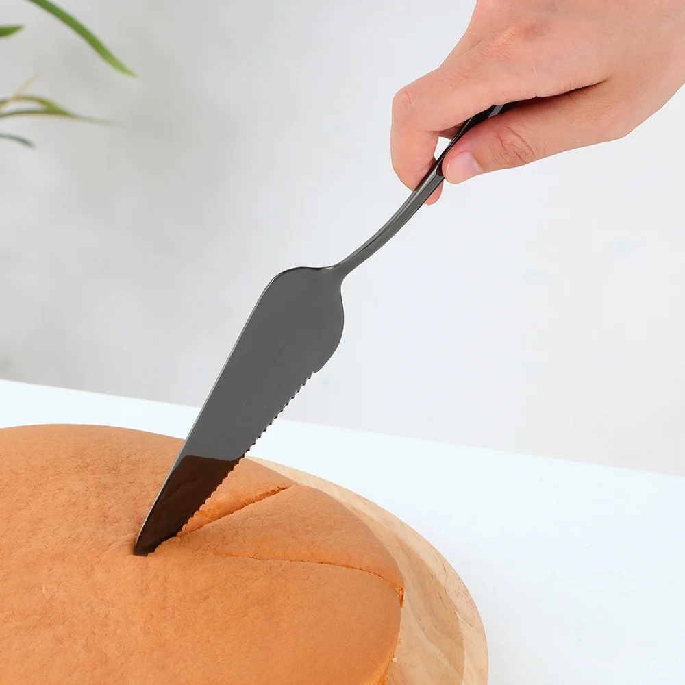 Wholesale Stainless Steel Cake Pizza Shovel Knife Butter Knife for Pie/Pizza/Cheese Dessert Cutlery Bakeware