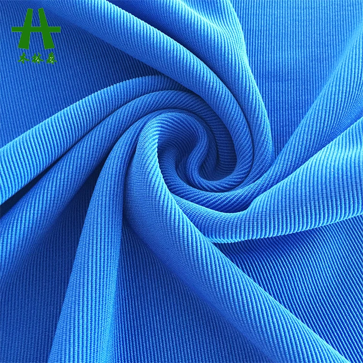 Mulinsen Textile Polyester Spandex Knitted Ottoman Fabric,Paper Printed Stretch Ottoman Rib Knit Fabric