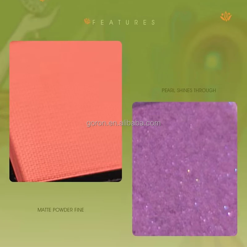 Wholesale Vegetarian Folding High gloss Plastic Disk Private Label Tribal Style 36 Color Waterproof eye shadow