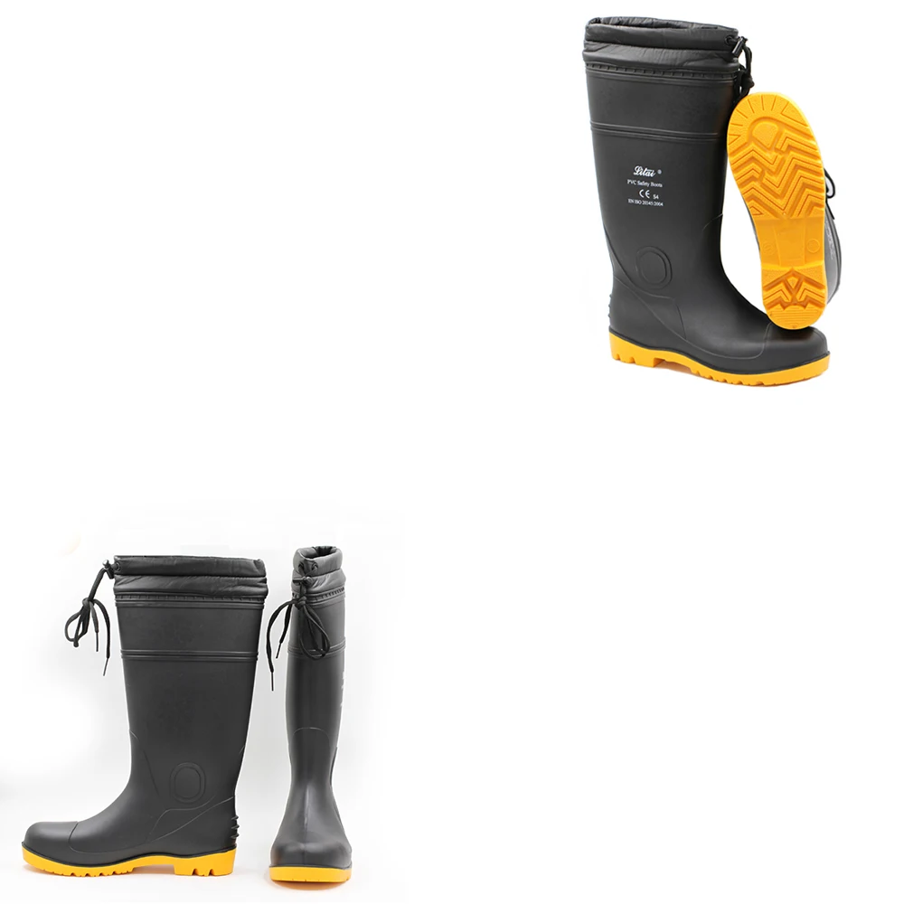 cheap wholesale unisex Factory price soft factory trade rain boots safety gum boots for men waterproof