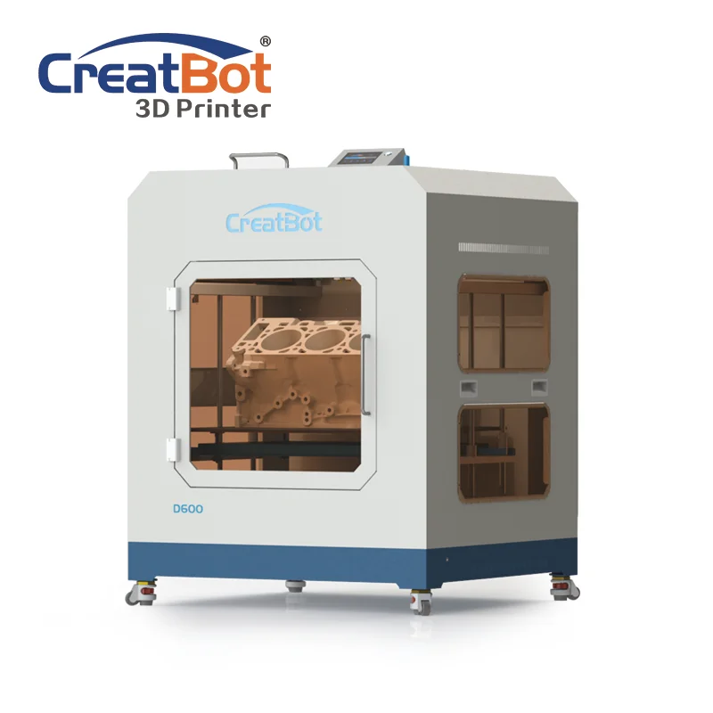 CreatBot D600Pro Professional industrial impresora 3D printer Printing Machine 600mm*600*600mm 3D Printer for ABS HIPS PETG PA