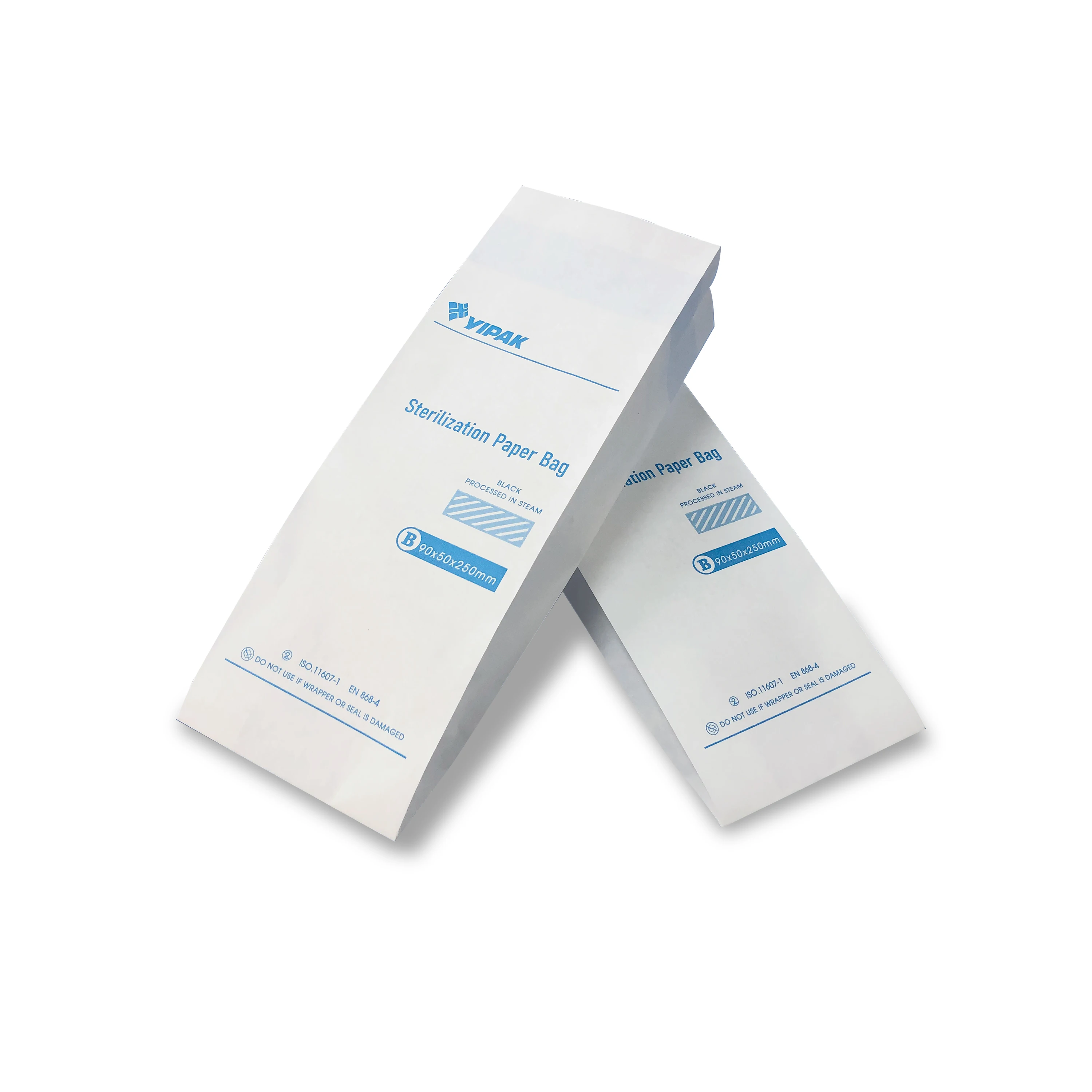 Chinese manufacturer supply Heat seal medical sterilization paper bag for Hospitals & Dental use